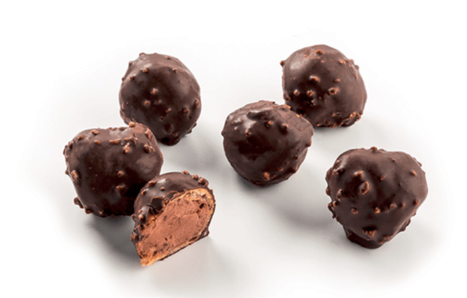 PROFITEROL CHOCOLATE RELLENO CREMA AVELLANA