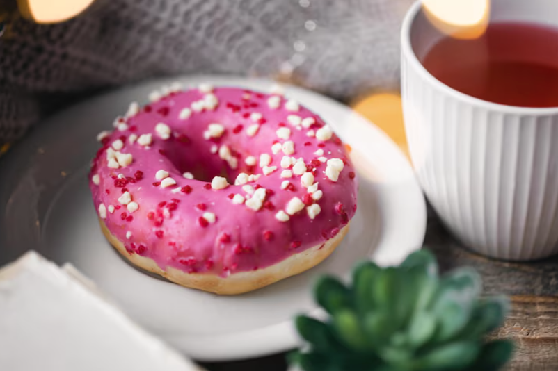 DONUT FRAMBUESA RELLENA