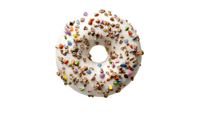 DONUT CANDY CRUSH WHITE